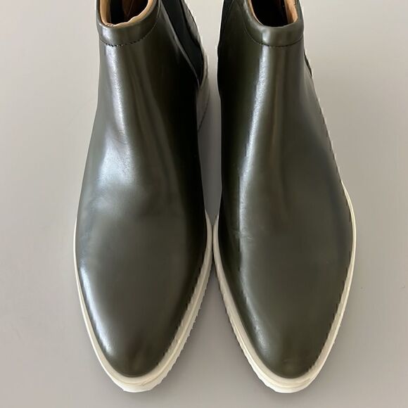 New Everlane The Street Ankle Boot in Olive Size 9 - Picture 3 of 12